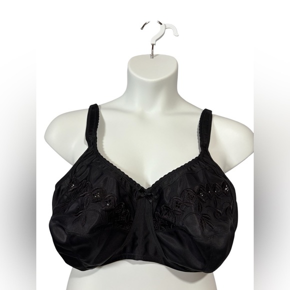 NEOT, Warner's, Full Coverage Wire-Free Bra, 44 DDD, Black 🫦 - Picture 3 of 9